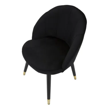 KRZESŁO LOTY CZARNE 57 58 80 cm